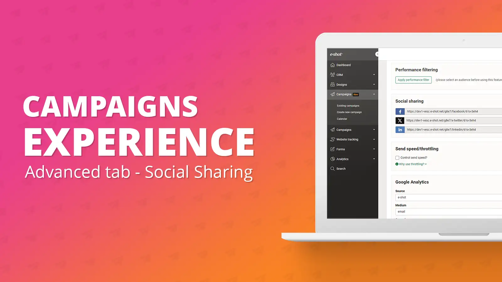 Advanced Tab: Social Share
