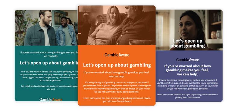 Email Library Campaign: Gamble Aware