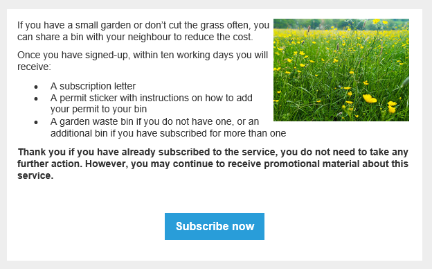 example of a nudge in an email