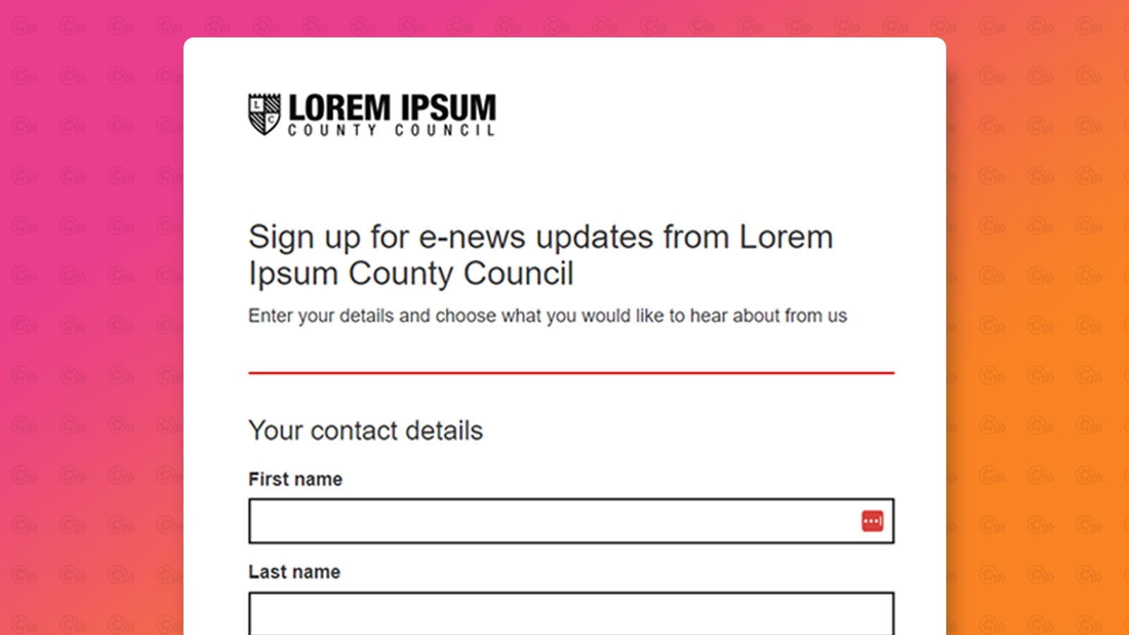 Form & landing page design best practice