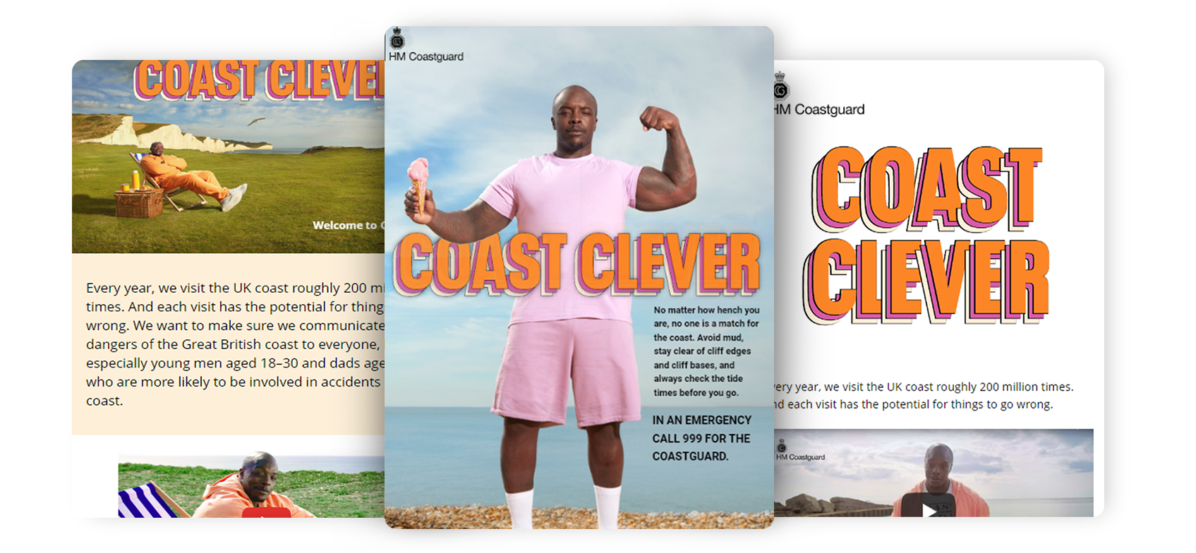 Email Library Campaign: Coast Clever HM Coastguard Campaign