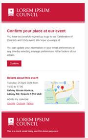 thumbnail of confirmation email