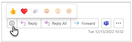 Examples of the reactions in Outlook 