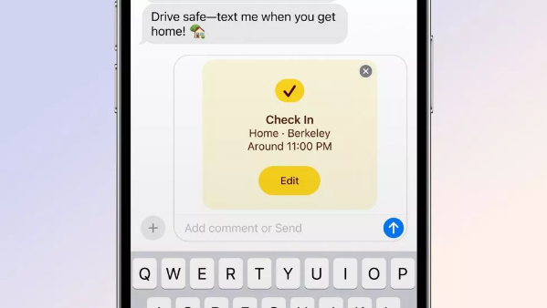 Check in UI, IOS 17 Update