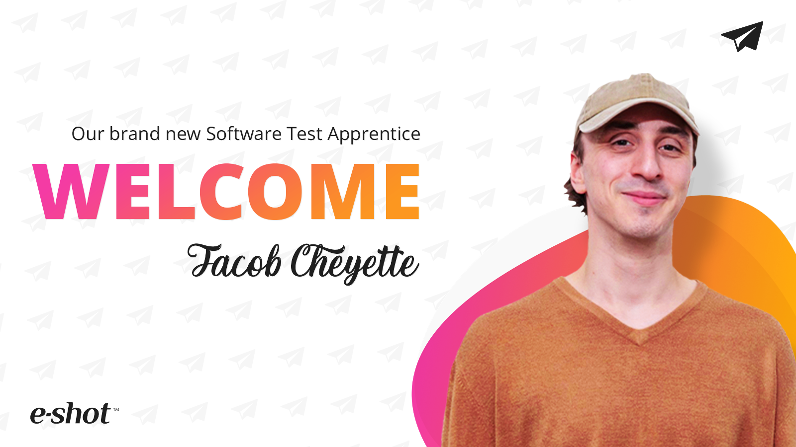 Welcome to our new apprentice: Jacob