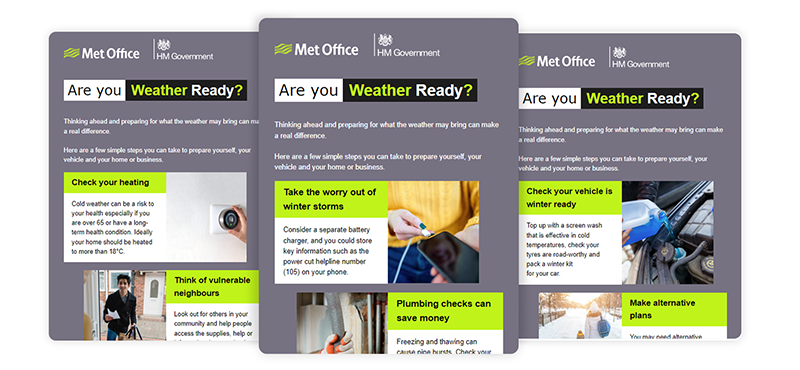 Email Library Campaign: Met Office - Are you weather ready?