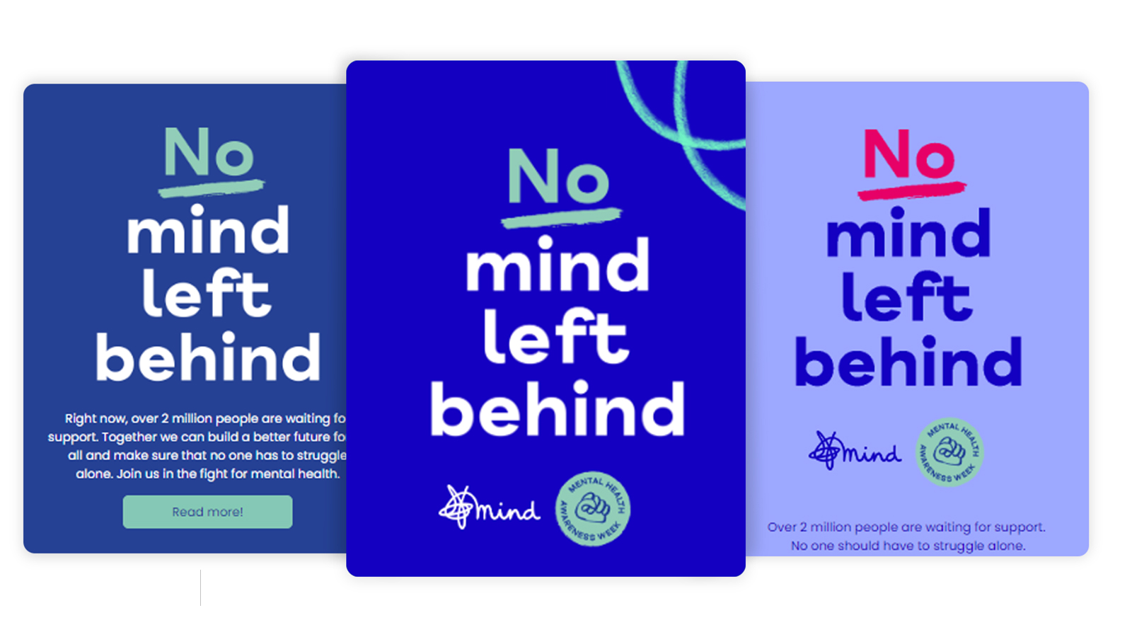 Email Library Campaign: #NoMindLeftBehind