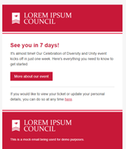 thumbnail of 1 week to go reminder email