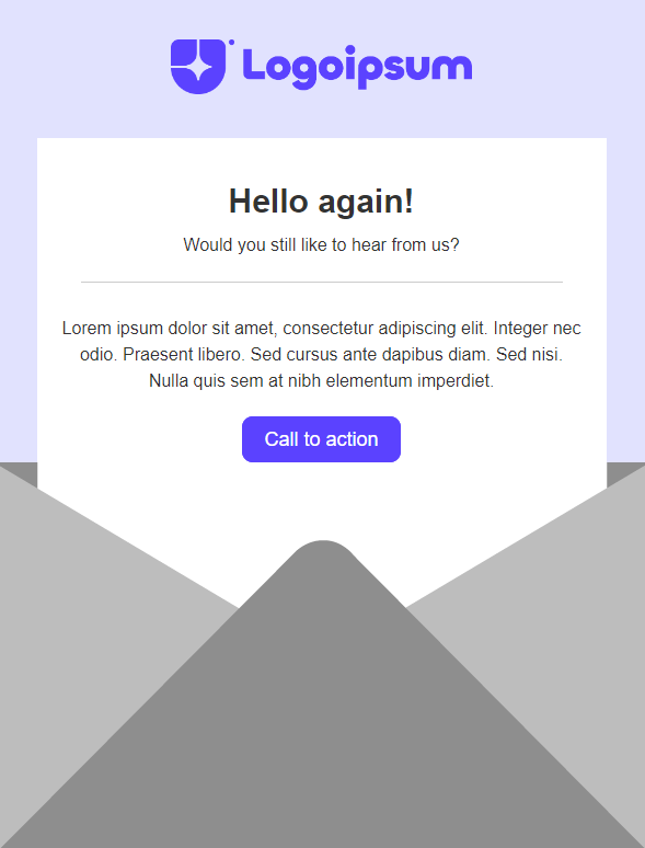 Re-engagement template visual