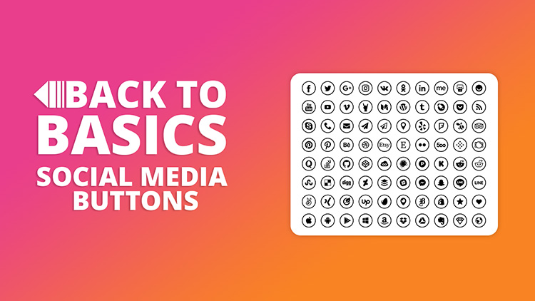 Back to Basics: Social Media buttons in your email