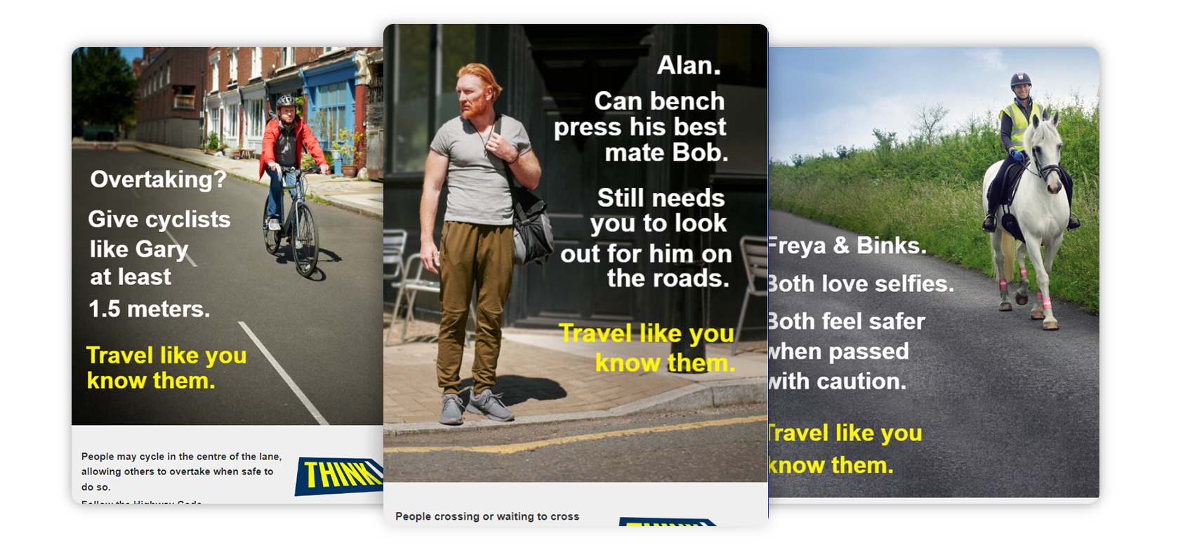 Email Library Campaign: THINK! ‘Travel Like You Know Them’