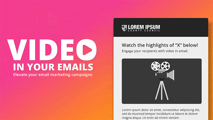 Using video in your email marketing campaigns
