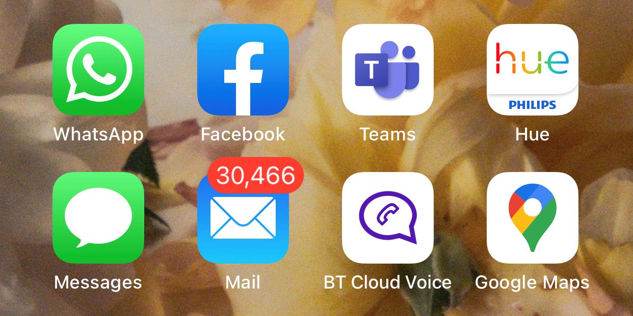 inbox with thousands of unread messages