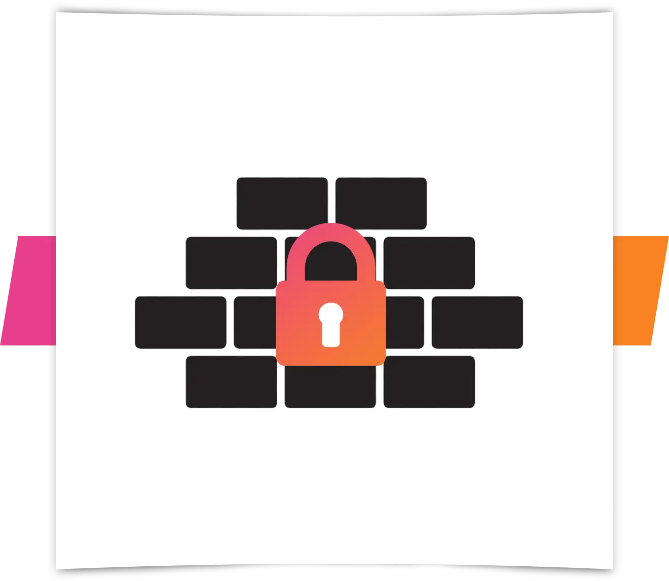 Ethical Wall - Wall with padlock in centre