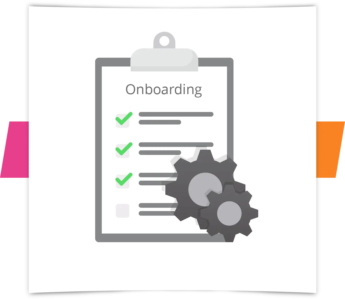 Onboarding checkboxes