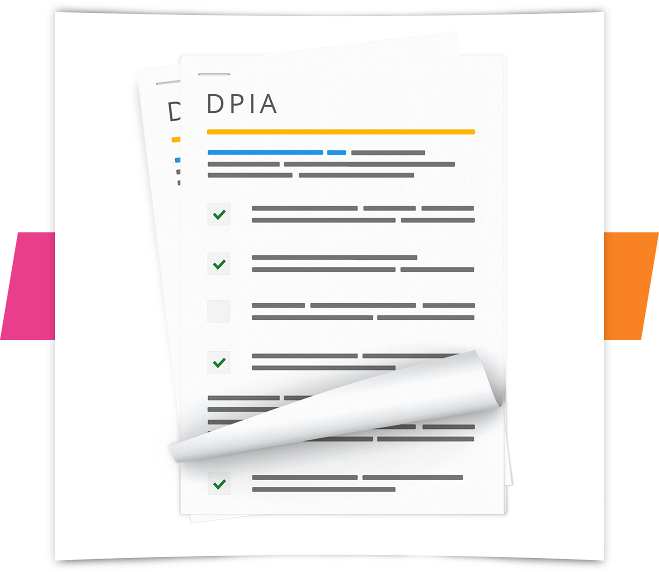 image of completed DPIA document