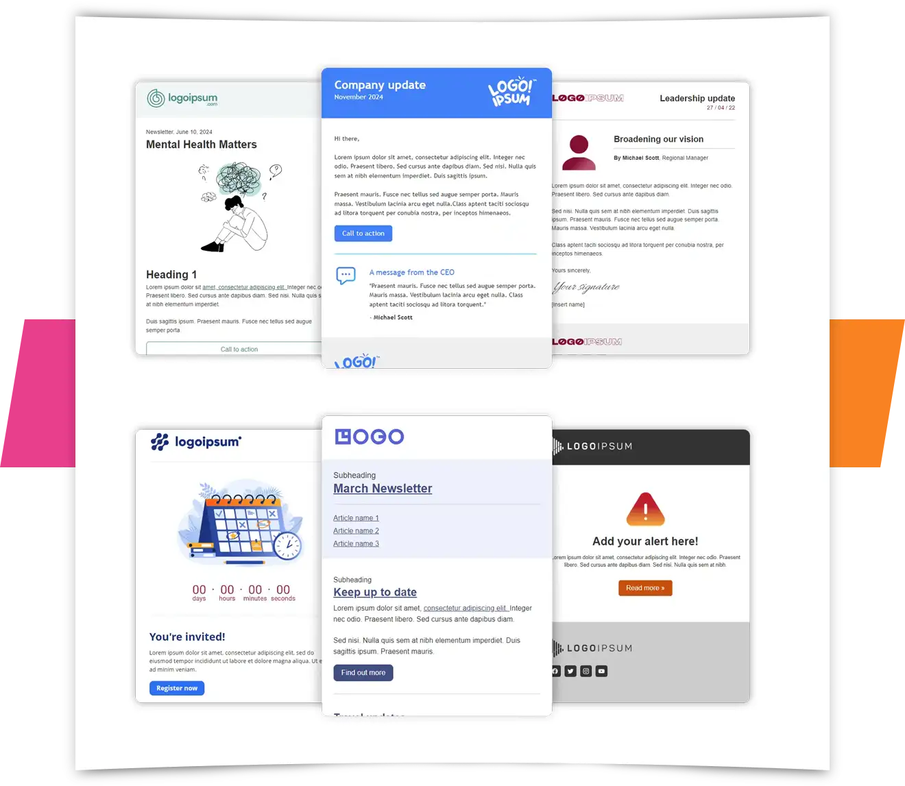 Internal comms email examples