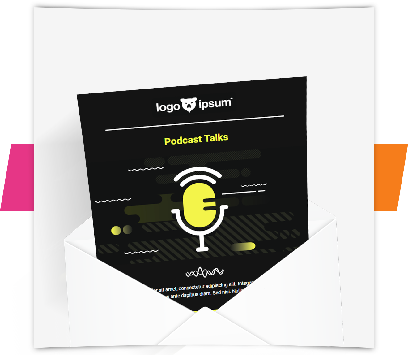 Template email design