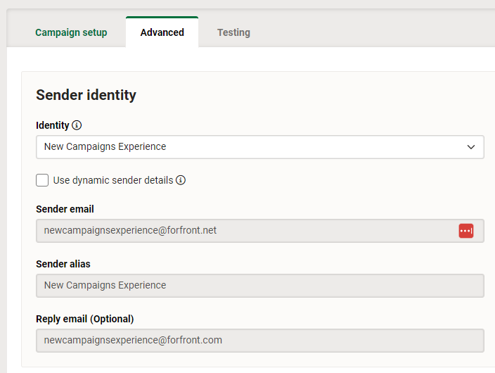 Choosing your audience filtering