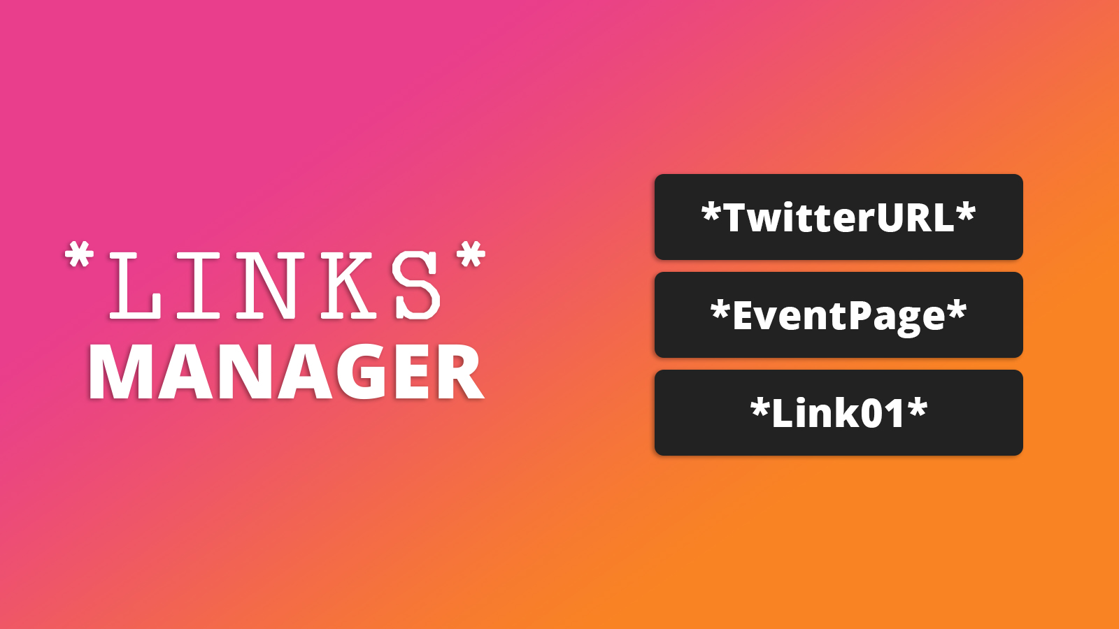 Designs: Link Manager