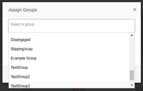 Editing a contacts groups 