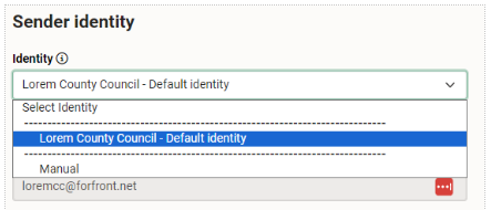 Choosing an identity