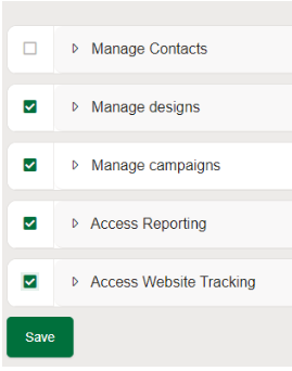 Restricting a users access example