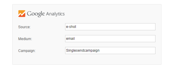 e-shot Google Analytics