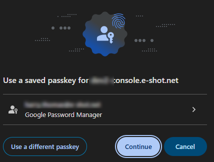 choose passkey