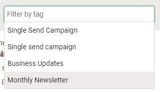Filtering with a tag
