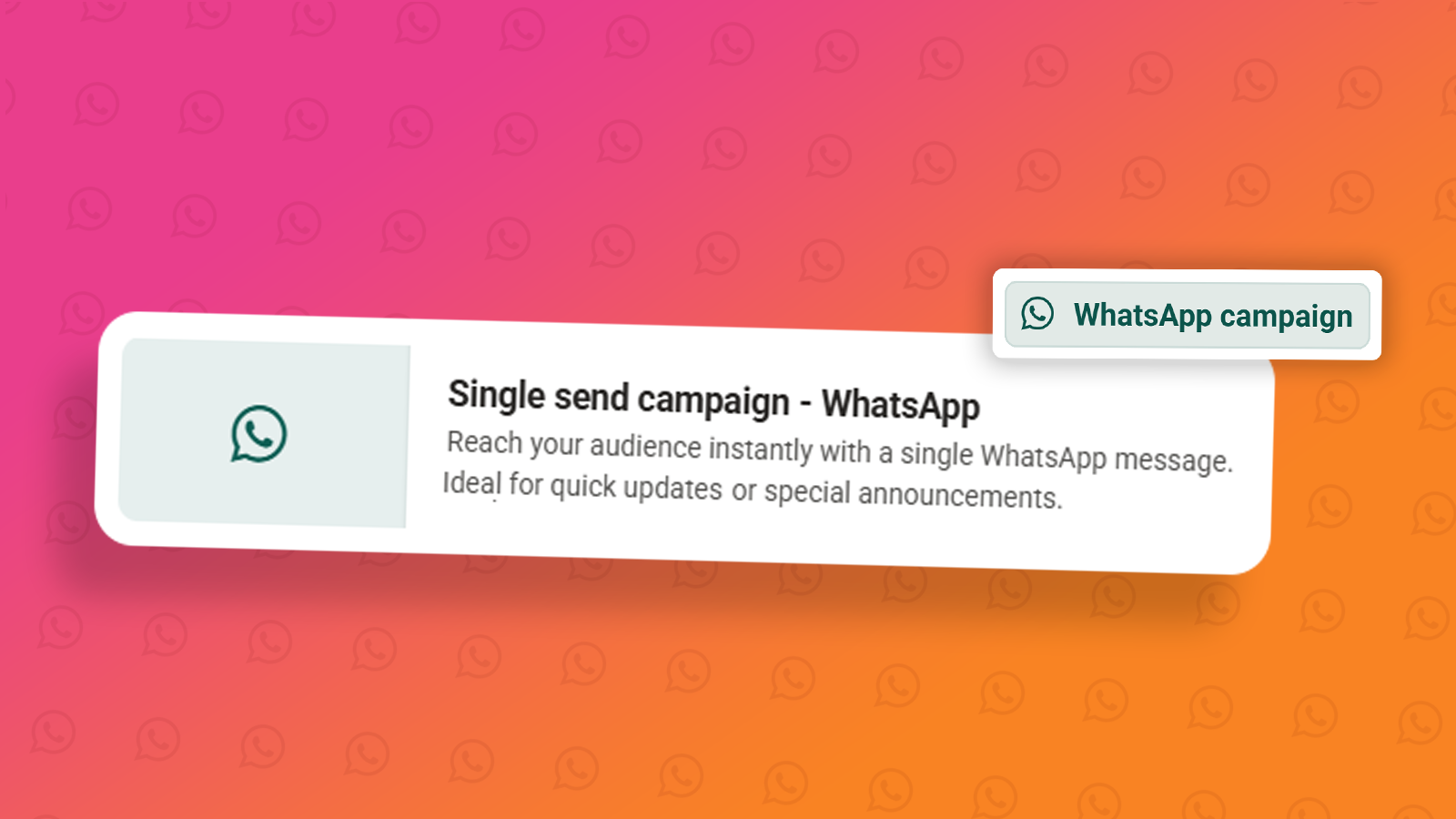How to create a WhatsApp campaign