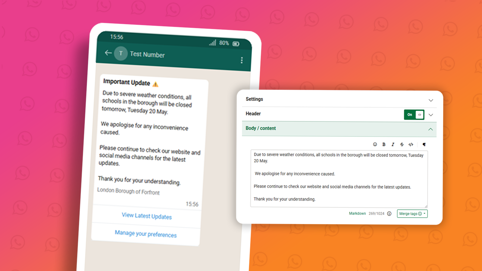How to create a WhatsApp design