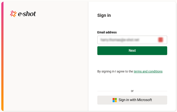 Login with passkeys button