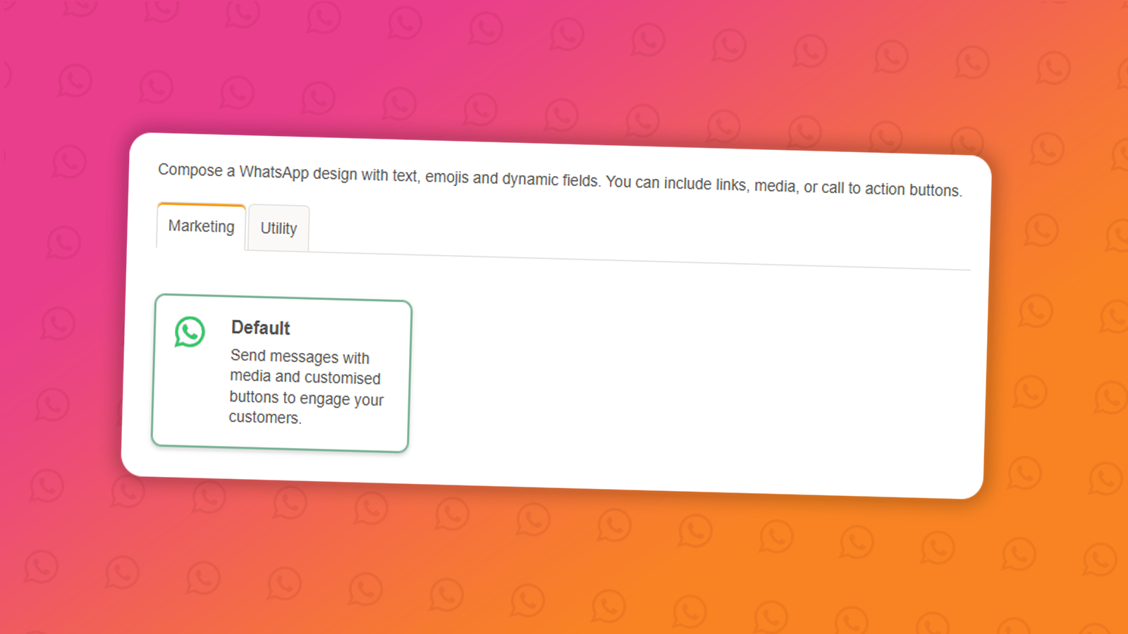 WhatsApp Marketing vs Utility messages