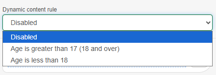 Adding your rule to the block