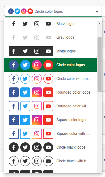 choose the icon design style