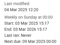 Viewing your campaigns send schedule