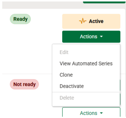 How to edit the series once live