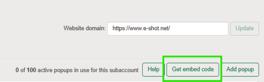 getting your embed code