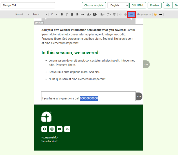 Linking your phone number