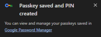 Google password manager