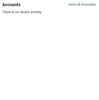 Accounts widgets