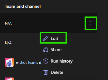 Editing your workflow