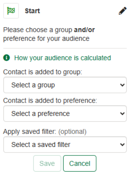 Automated series start step