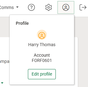 Editing your user profile