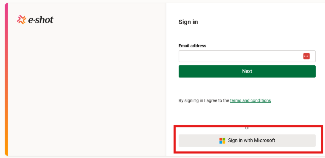 login with Microsoft
