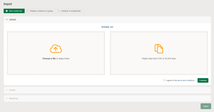 Preparing your import file