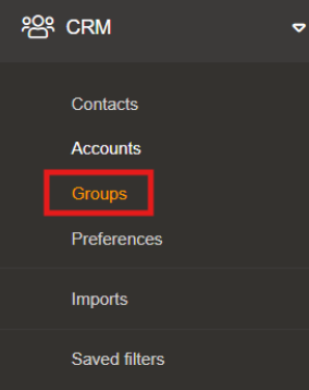 CRM, Groups page