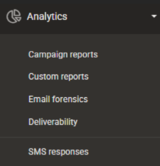 Campaign reports page