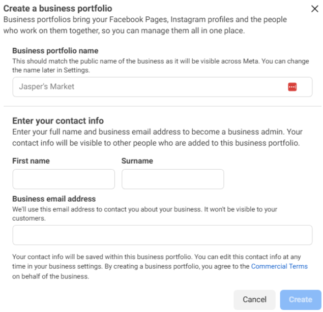 Creating your profile
